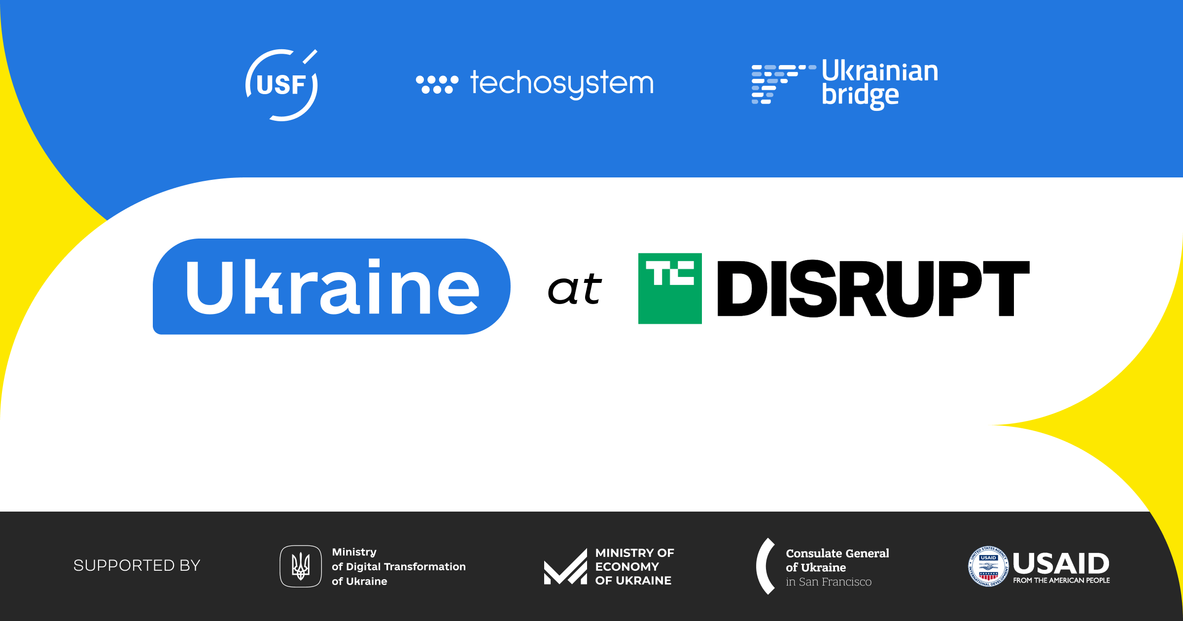 🙋‍♂️ Ukraїnśka tech ekosystema na TechCrunch Disrupt 2023: rozpočato pryjom zajavok startapiv 